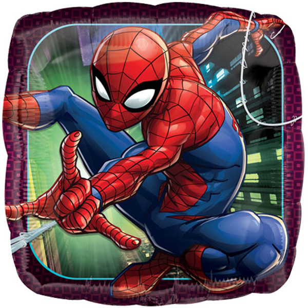 18 inch Spider-Man Animated Square Foil Balloon