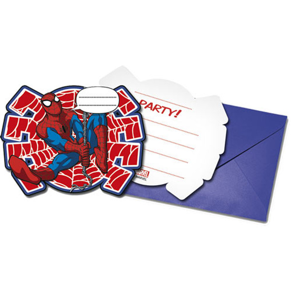 Ultimate Spider-Man Party Invitations & Envelopes