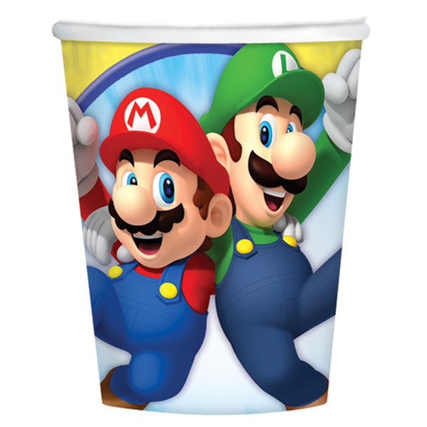 Super Mario Paper Cups (8 pack)