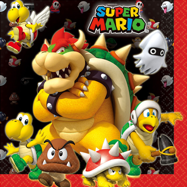 Super Mario Paper Napkins (16 pack)