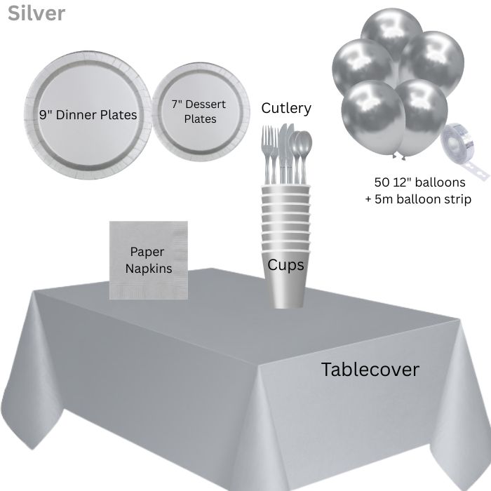 Silver Party Set