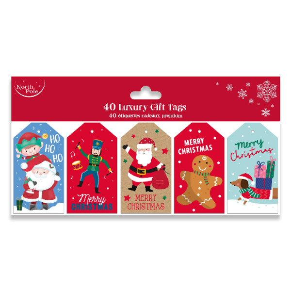 Cute Christmas Assorted Gift Tags (40)