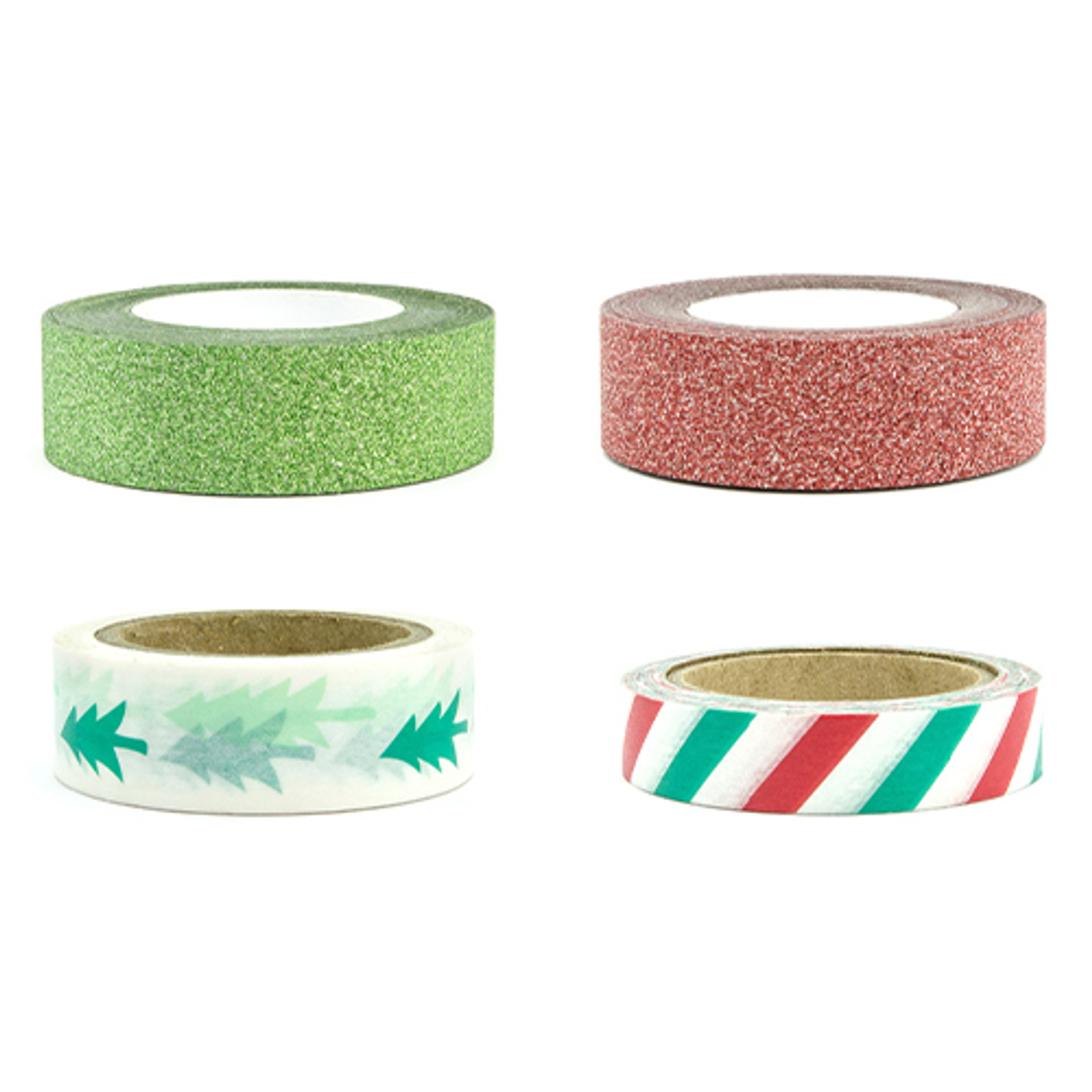 Festive Classics Washi Tape Collection - 1.5cm x 10m (4 pack)