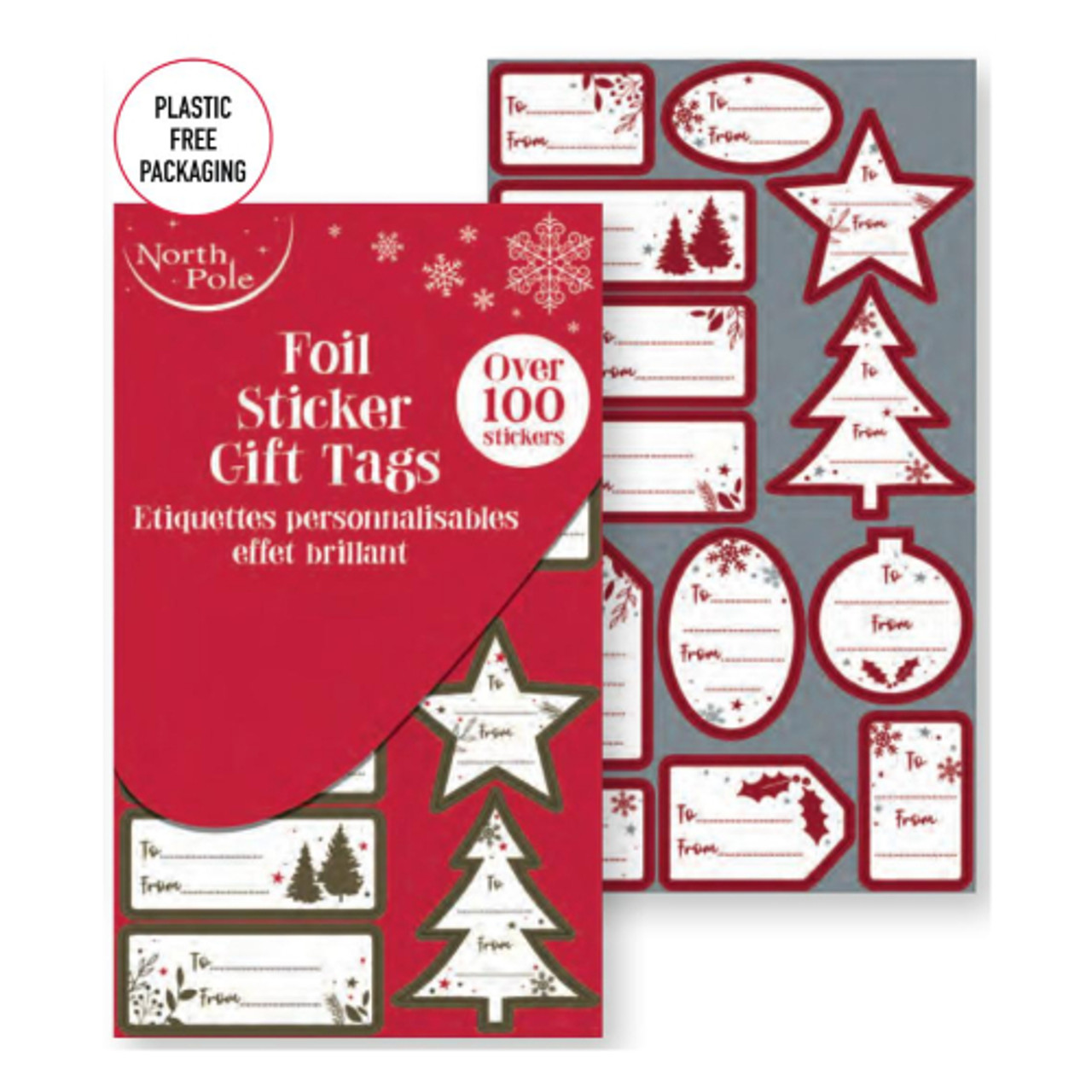 Foil Sticker Gift Tags