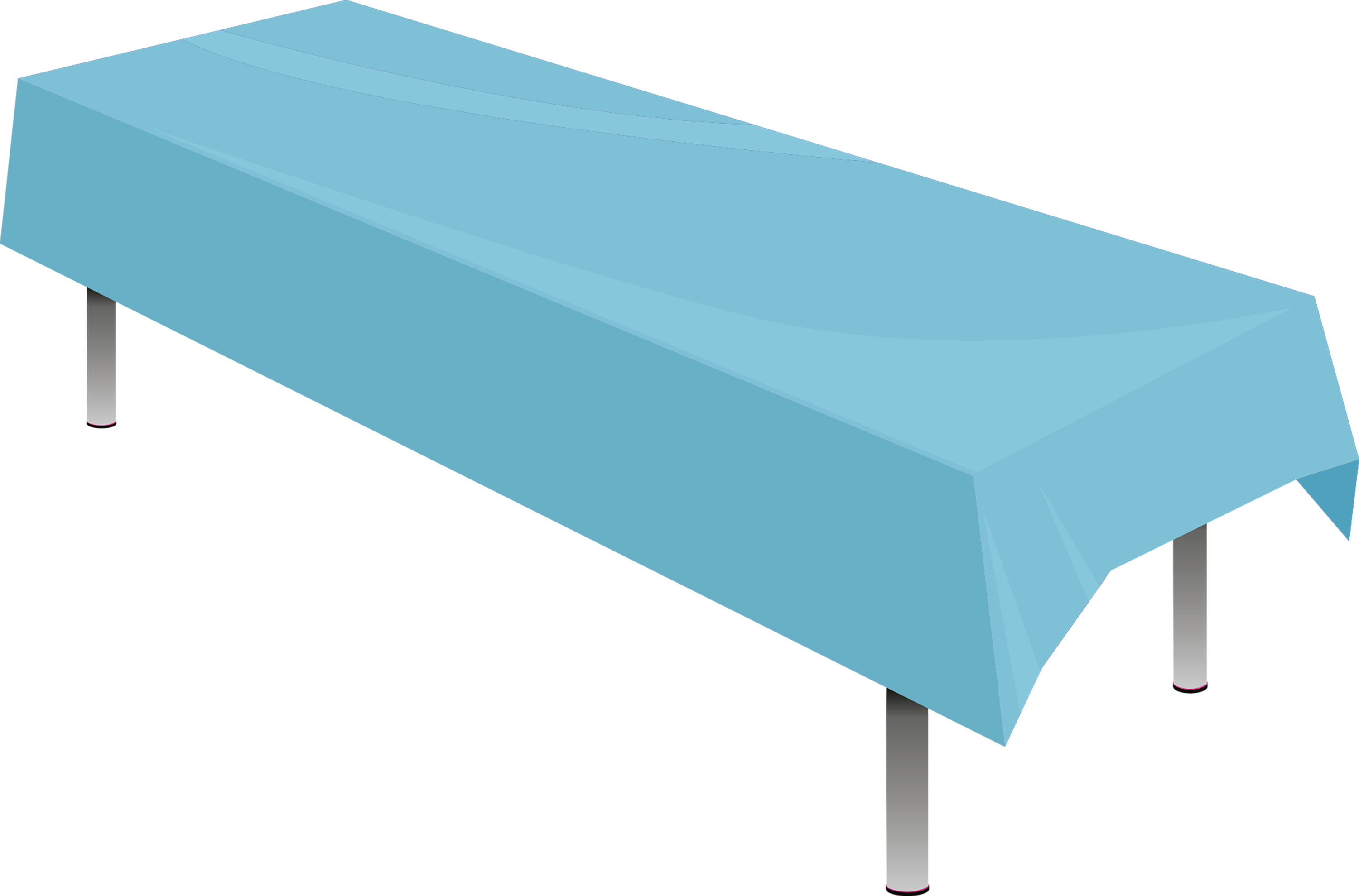 Light Blue Party Tableware Set