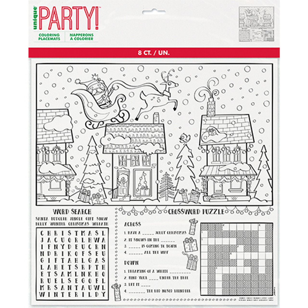 Christmas Colouring Placemats (8 pack)