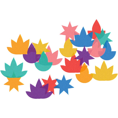 Diwali Symbols Paper Confetti - 10g