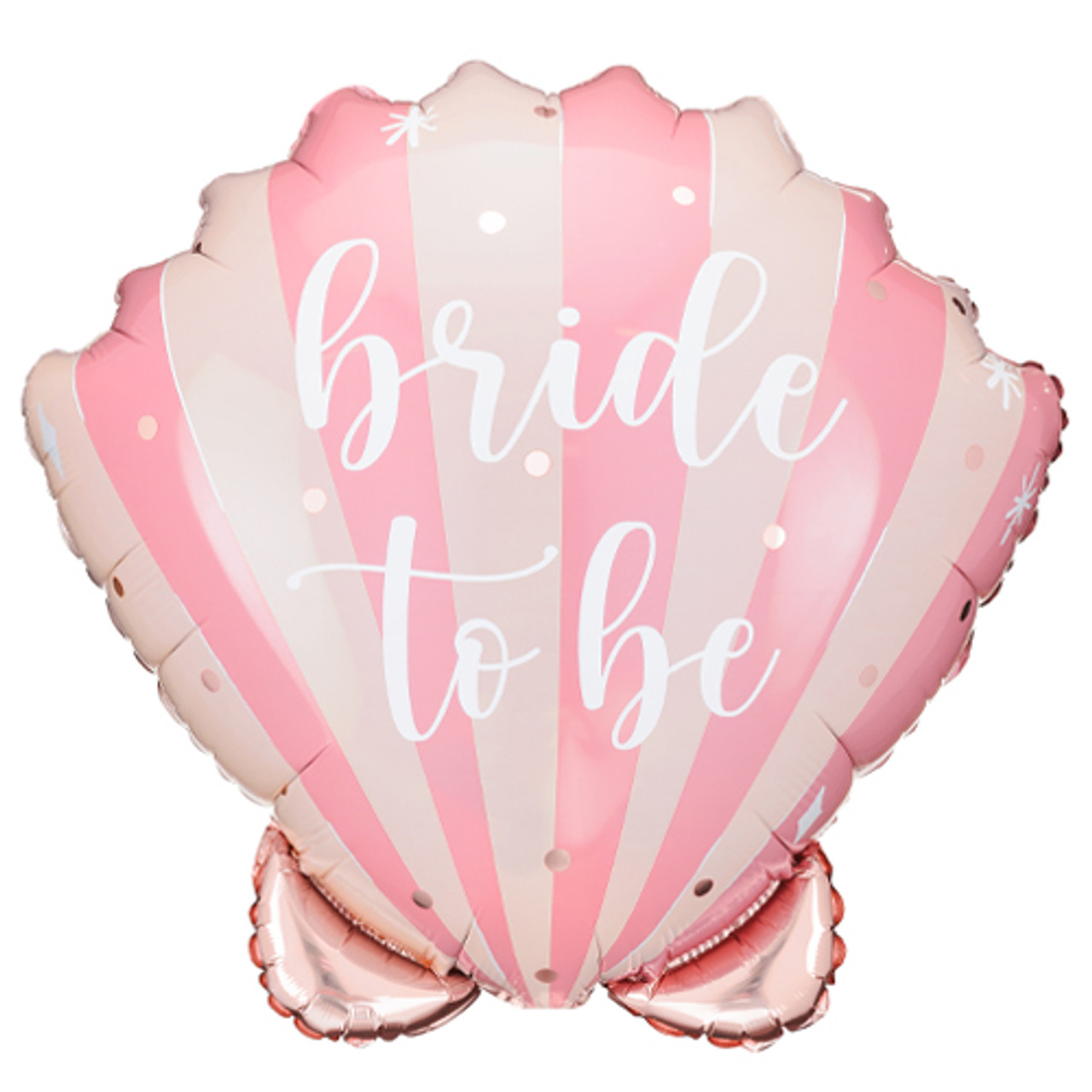 25 inch Bride To Be Seashell Foil Balloon