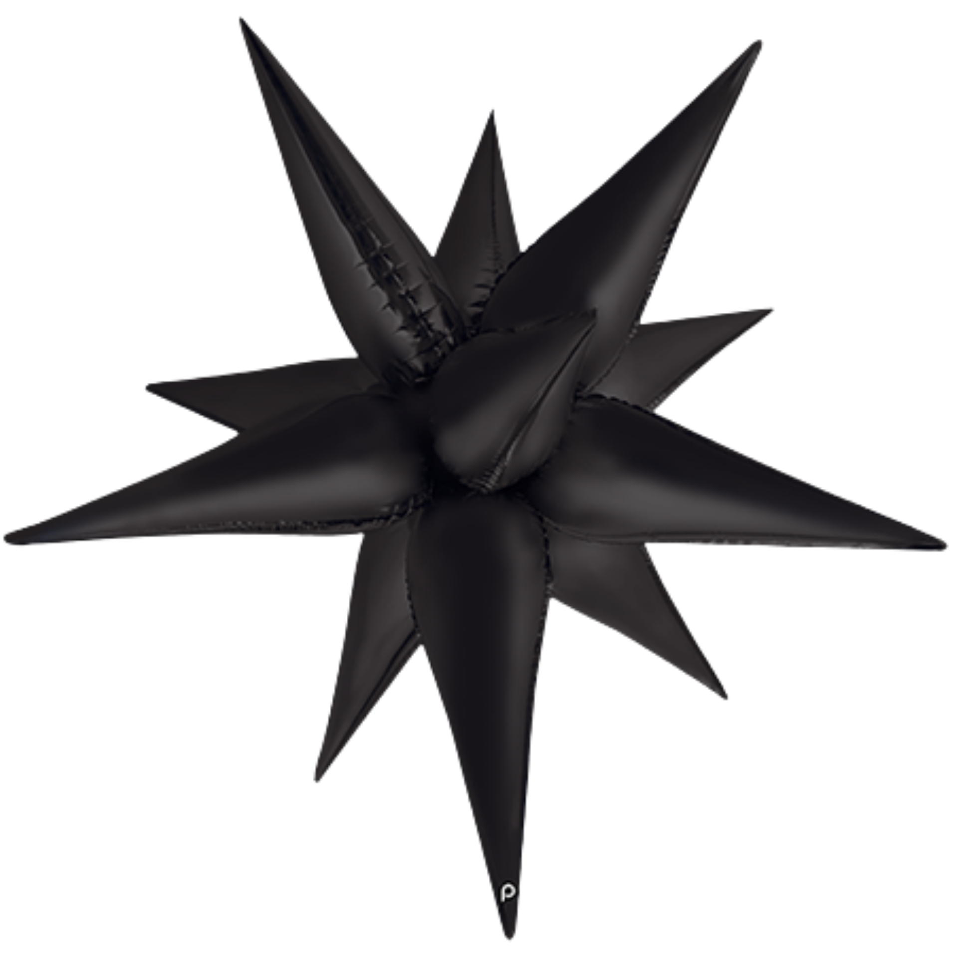 40 inch 12 Point Black Starburst Balloon