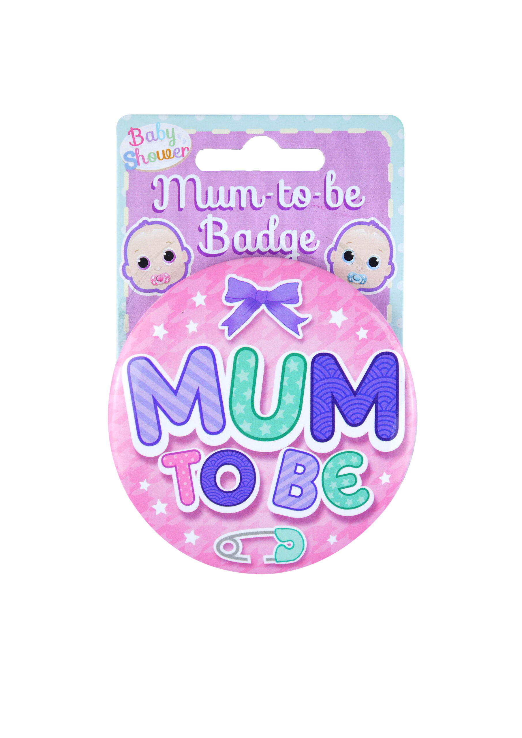 Pink Mum-to-Be Badge (7.5cm)