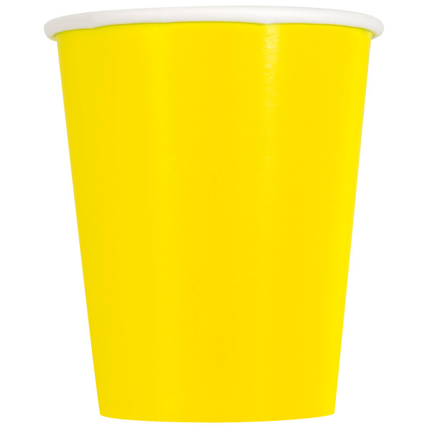 Neon Yellow Party Supplies Set