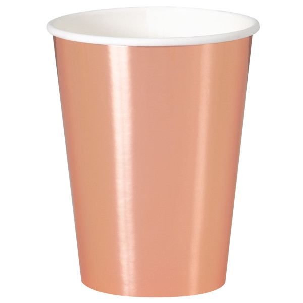 Rose Gold Party Supplies Set