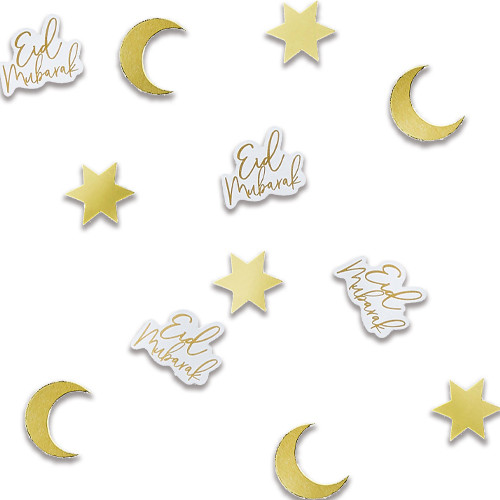 Eid Mubarak Gold Foil Confetti - 10g