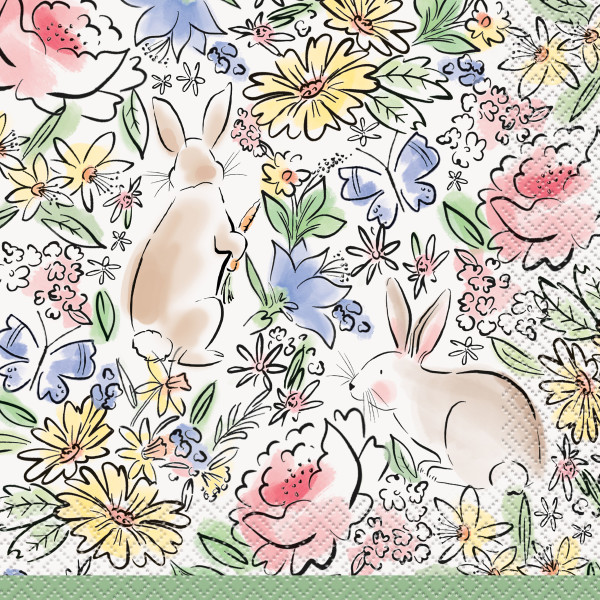 Dainty Easter Luncheon Napkins (16 pack)