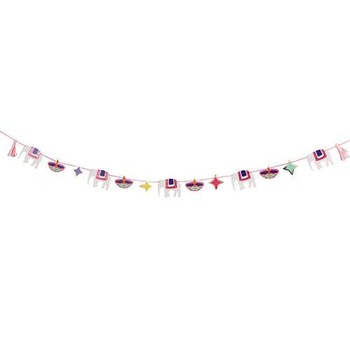 Diwali Tissue Tassel Garland - (2.5m)