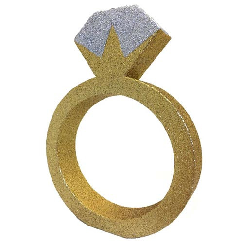 Ring Glitter Table Decoration