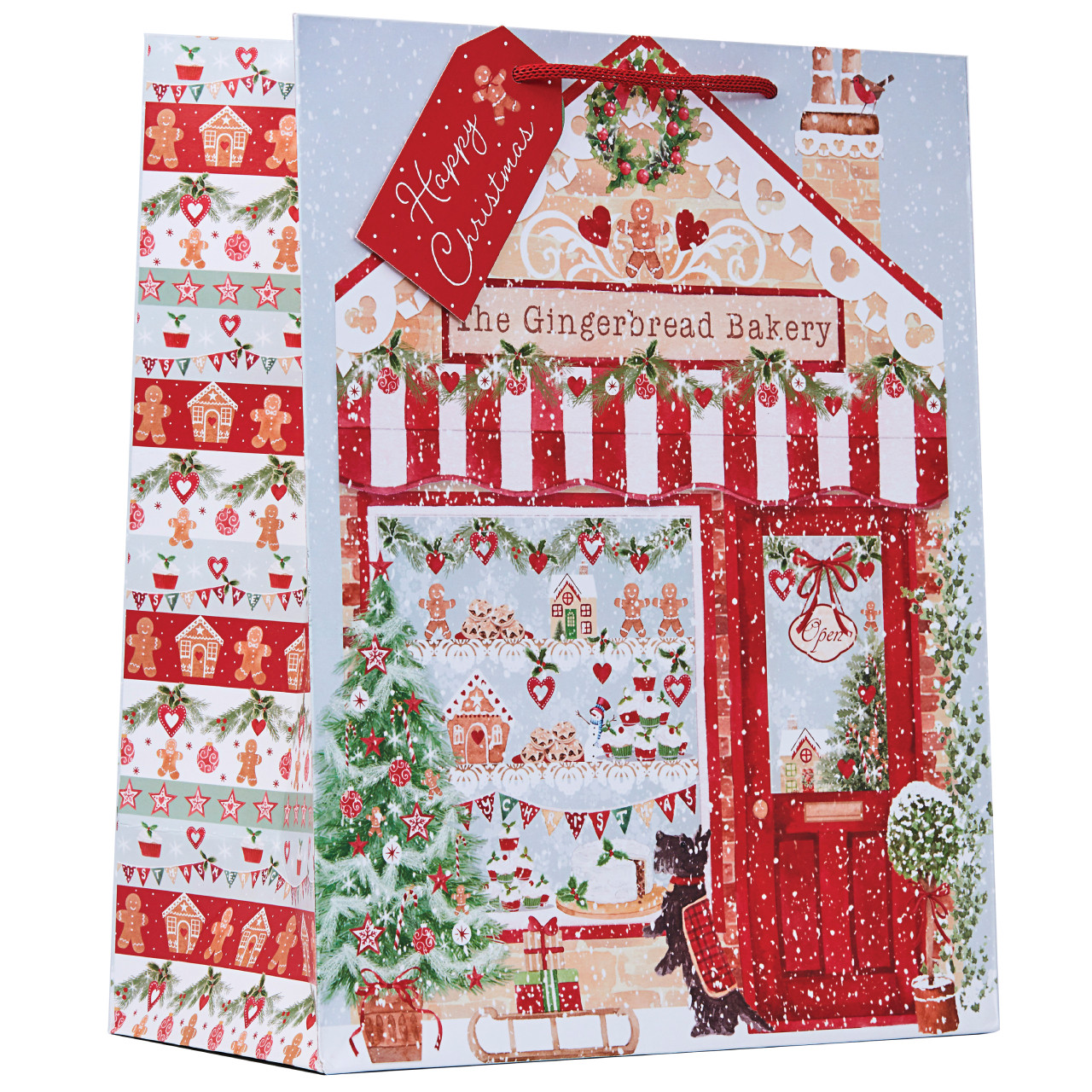 Gingerbread Bakery Large Gift Bag