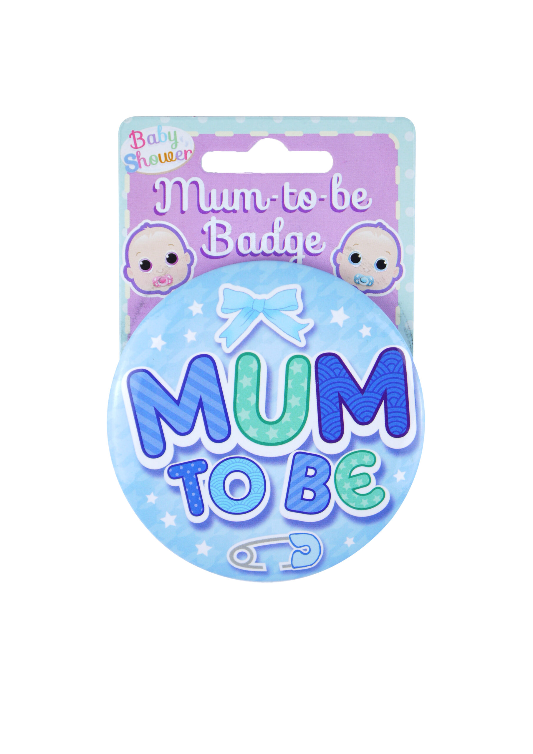 Blue Mum to Be Badge (7.5cm)
