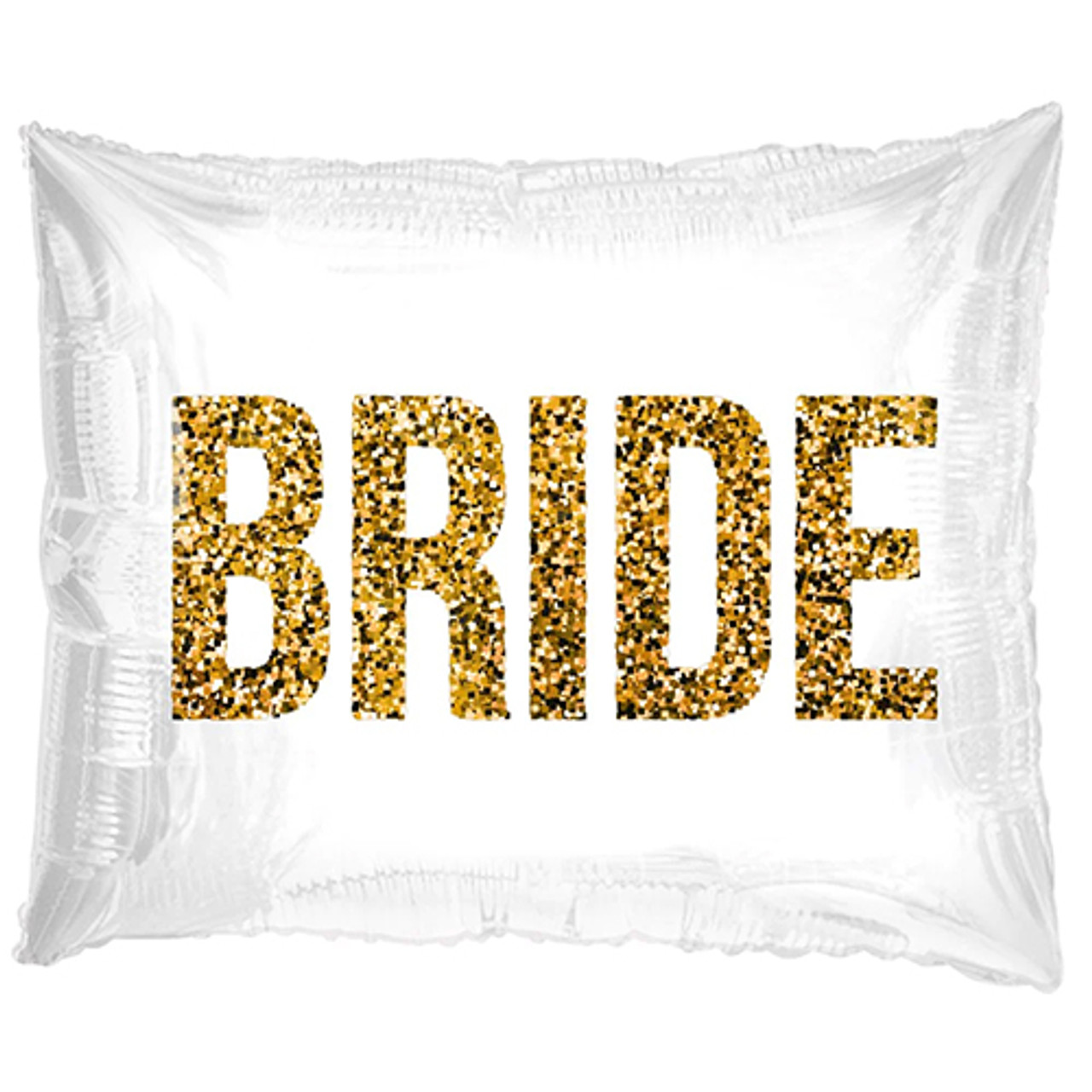 20 inch Glitter BRIDE Square Foil Balloon
