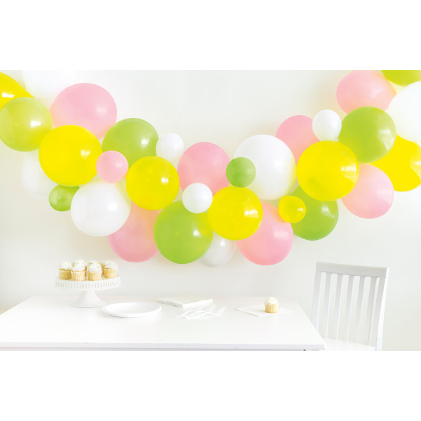 Assorted Spring Colors Latex Balloon Garland Kit 26pc