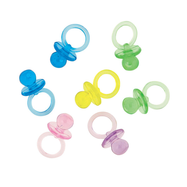 Pacifiers Favors - Assorted Colors (18 pack)