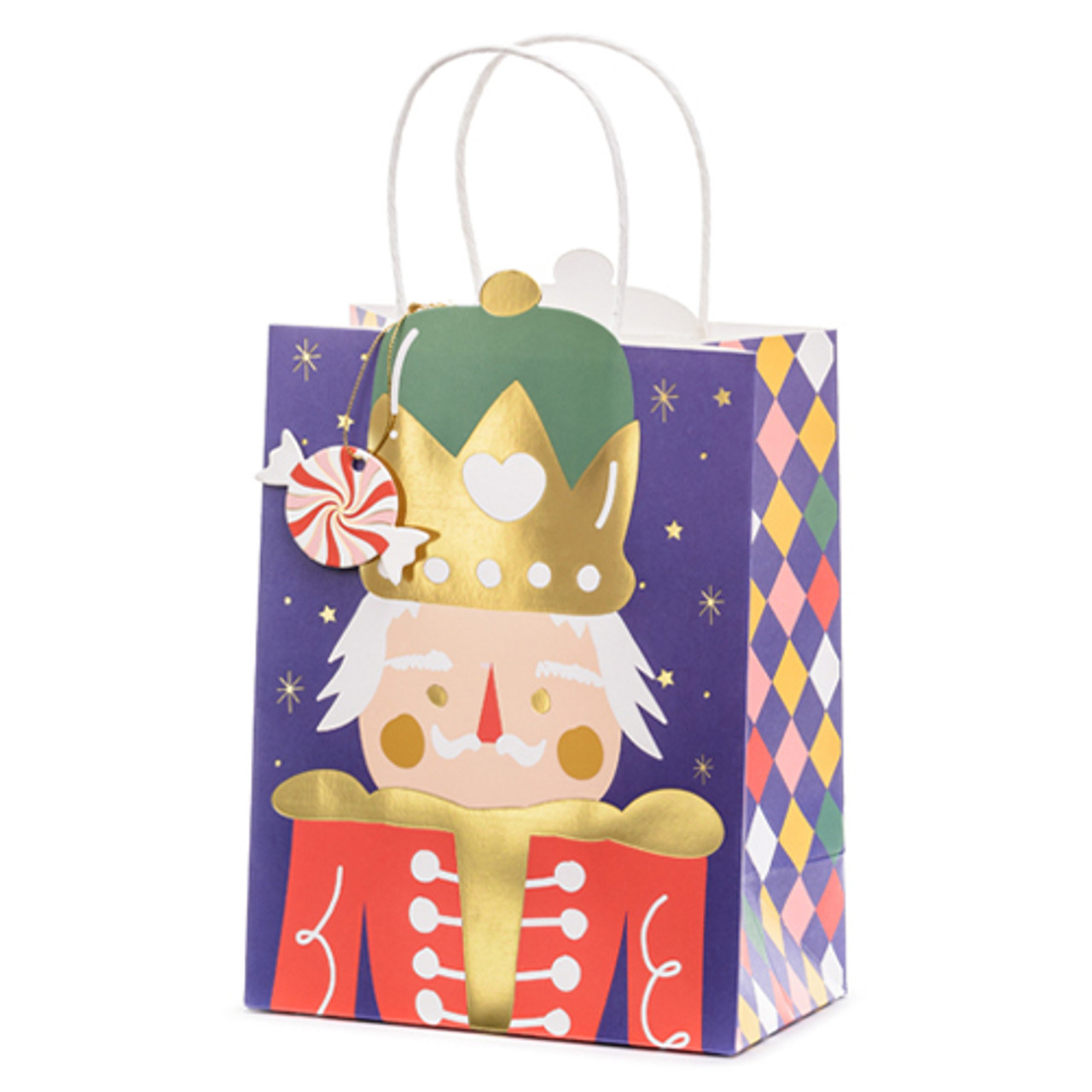 Festive Nutcracker Gift Bag & Tag