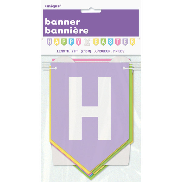 Happy Easter Pennant Banner 7 ft