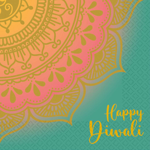 Happy Diwali Paper Napkins (16 pack)