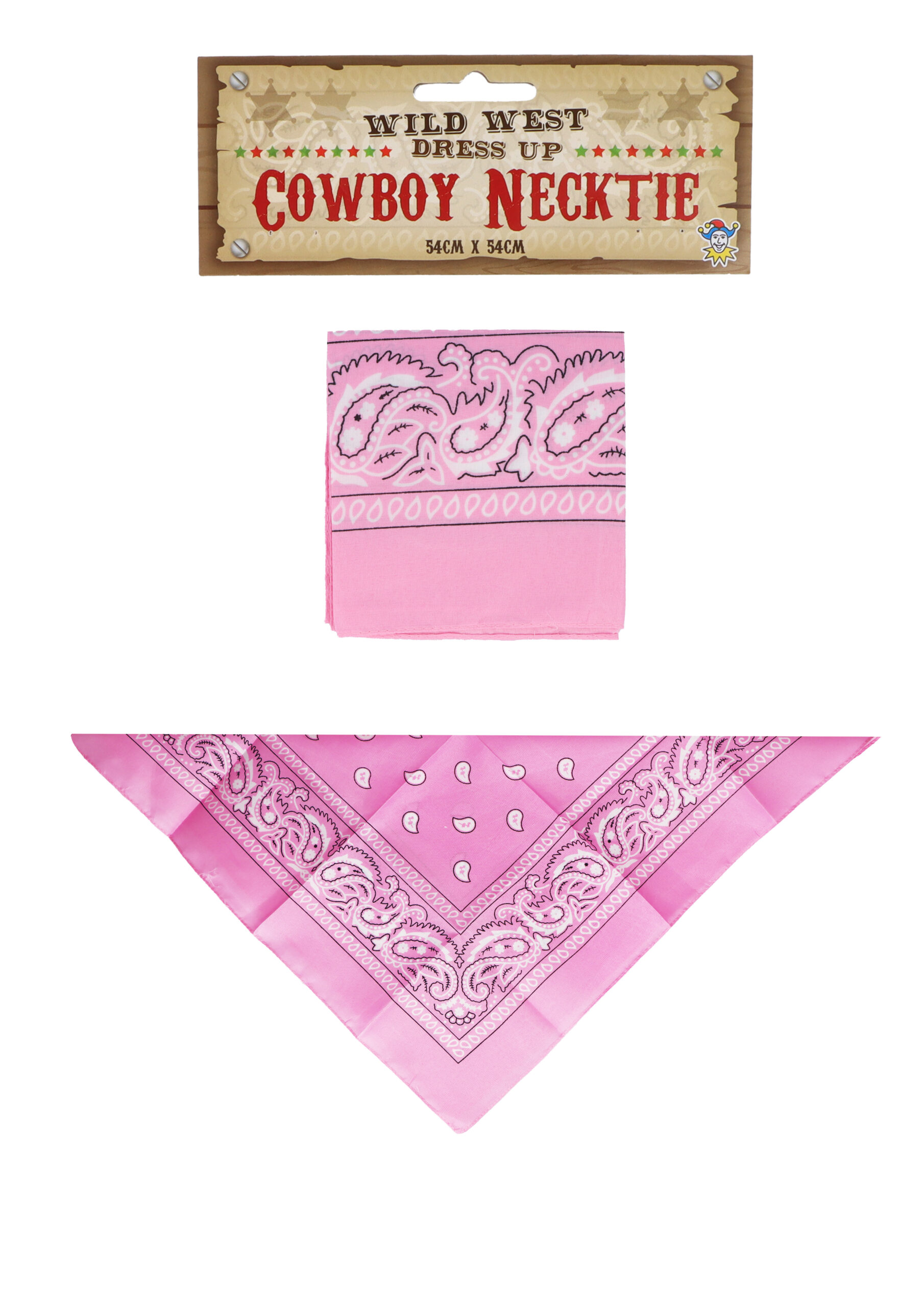 Pink Paisley Cowboy Necktie