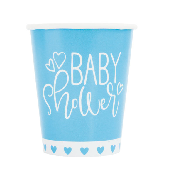 Blue Hearts Baby Shower Kit
