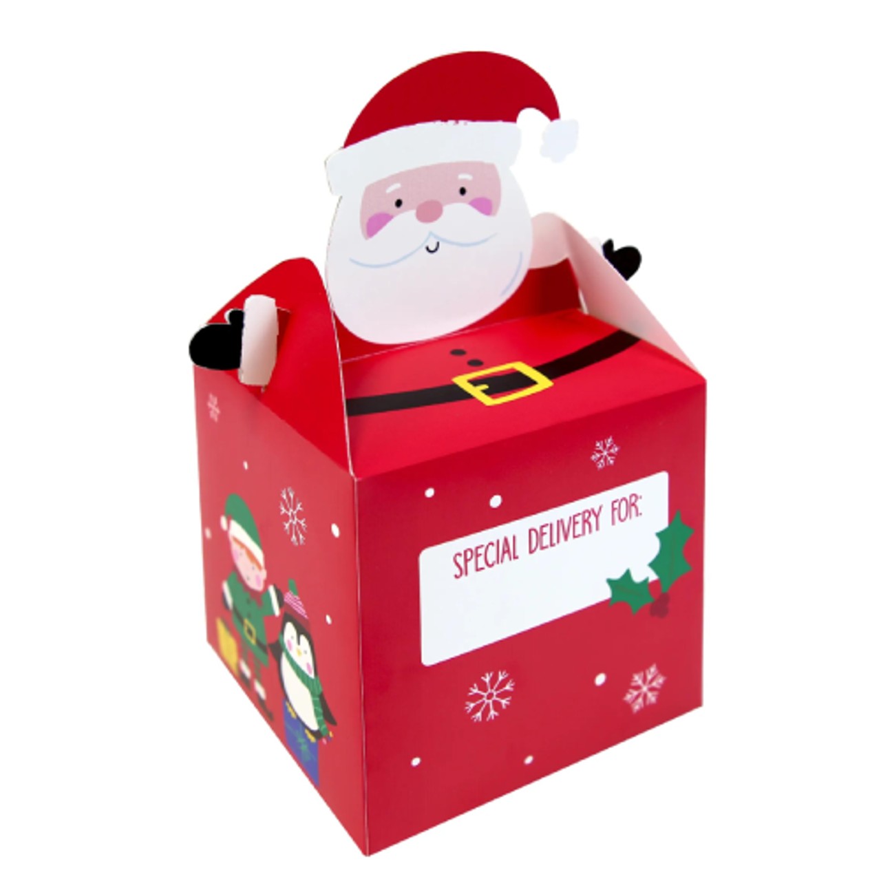 Santa Claus Christmas Treat Boxes (4 pack)