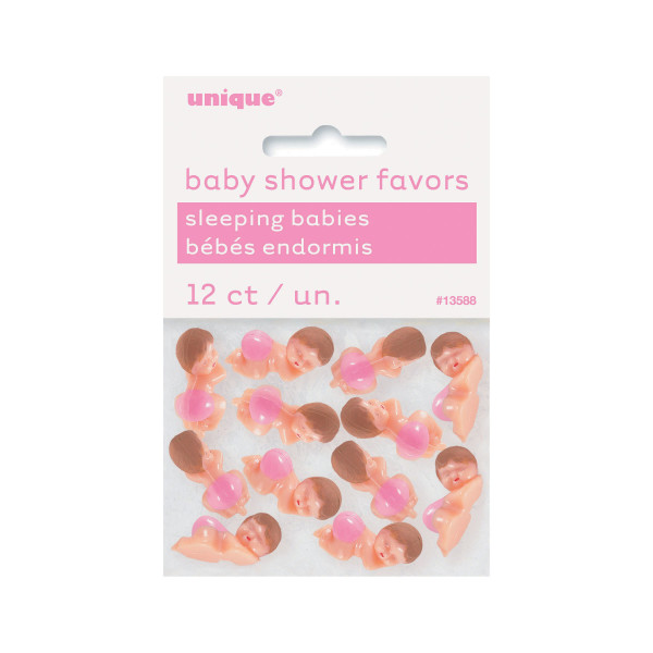 Baby with Pink Diaper Baby Shower Favors (12 pack)