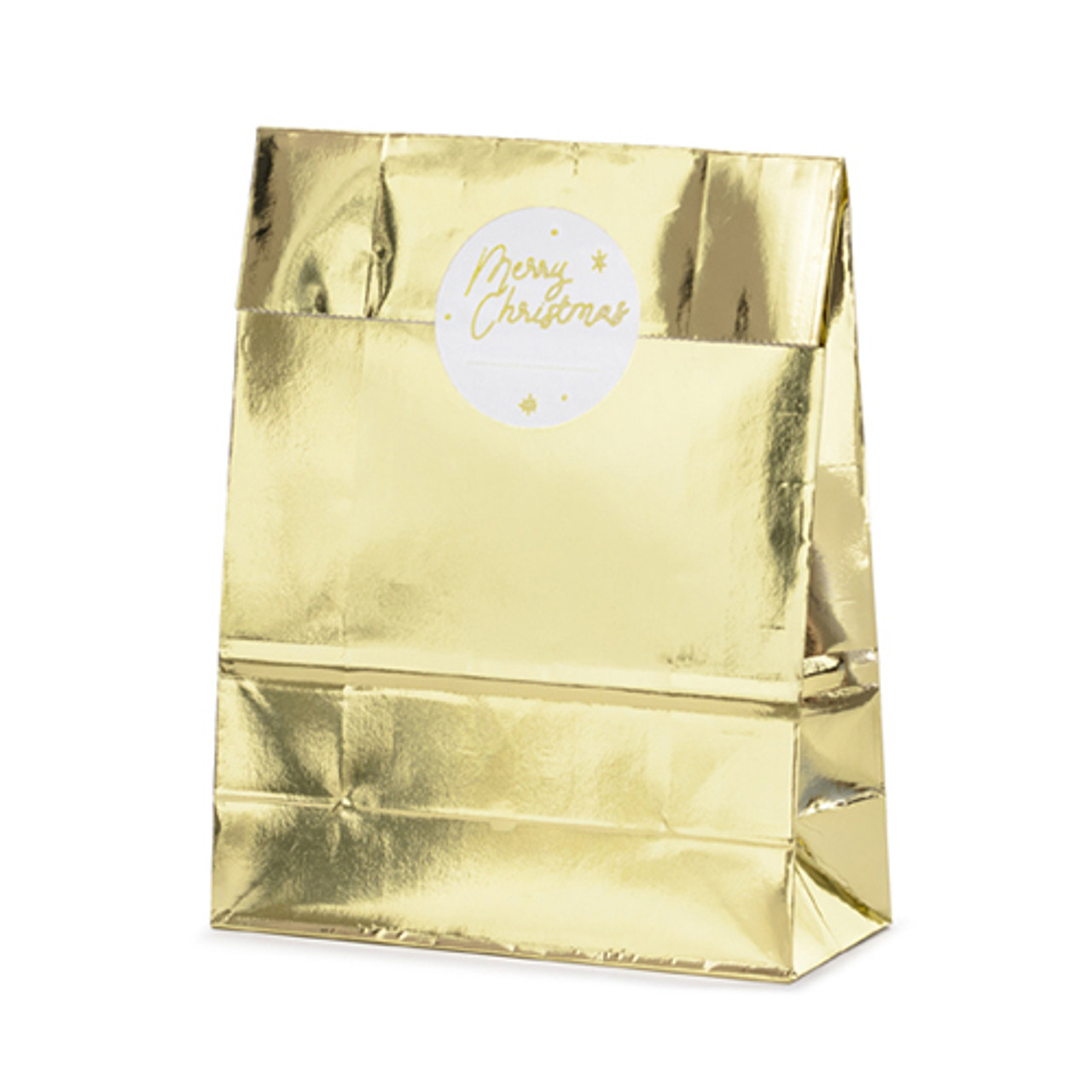 Metallic Gold Christmas Gift Bags (3 pack)