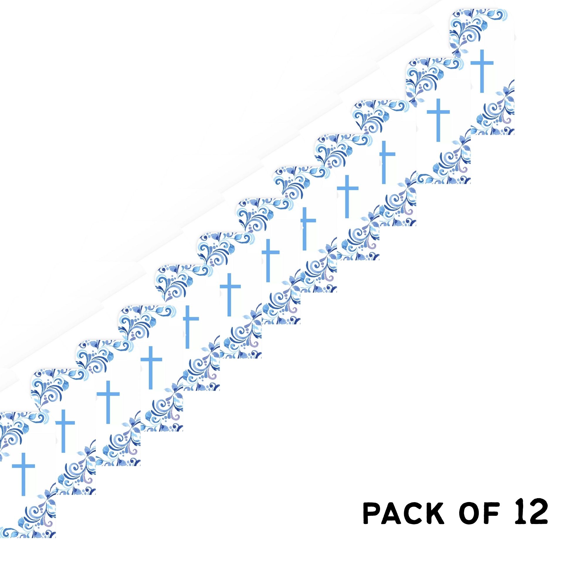 Blue Holy Cross Money Wallet