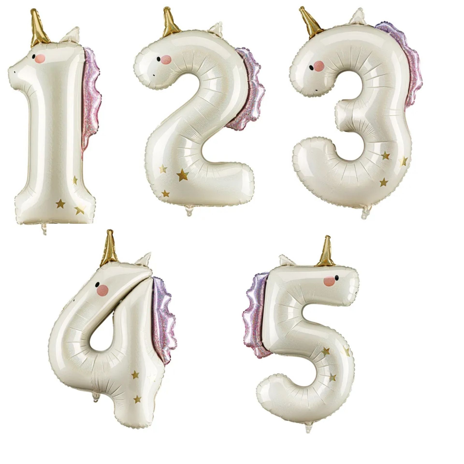 Unicorn Number 1 Foil Balloon