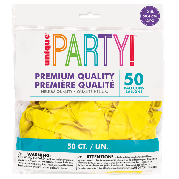 Yellow Party Tableware Set