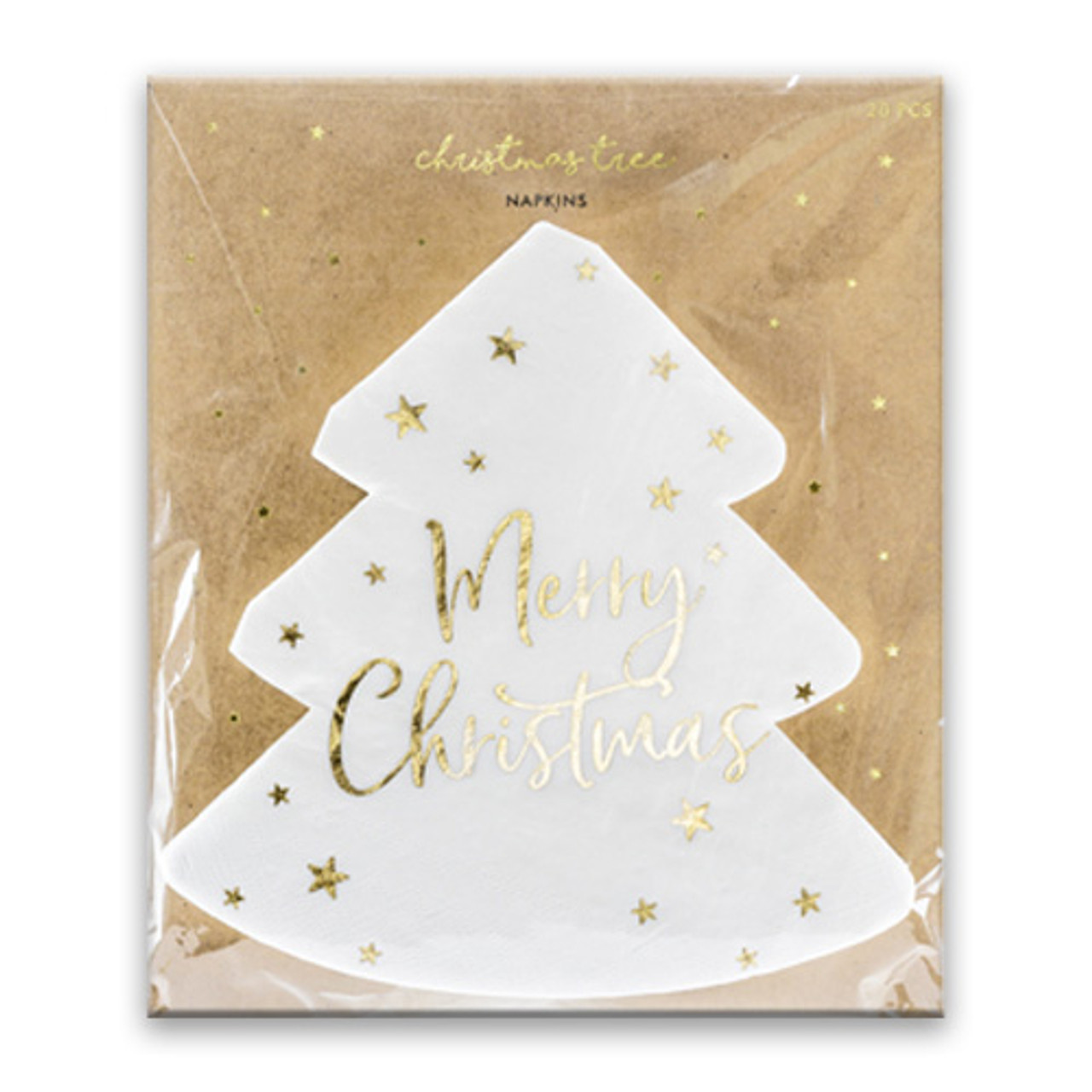 Christmas Tree Shaped Napkins (20 pack)