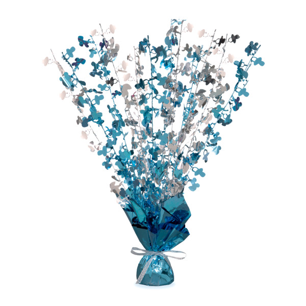Boy Blue Baby Shower Centerpiece Spray