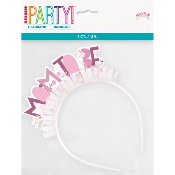 Pink Mom to Be Headband