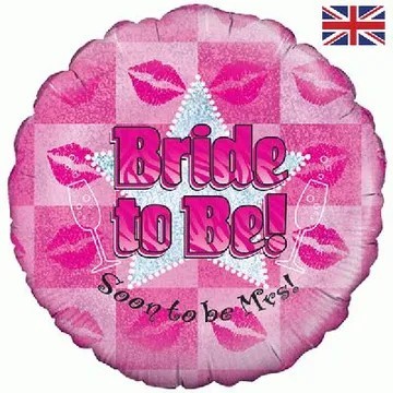18 inch Bride to Be Foil Balloon