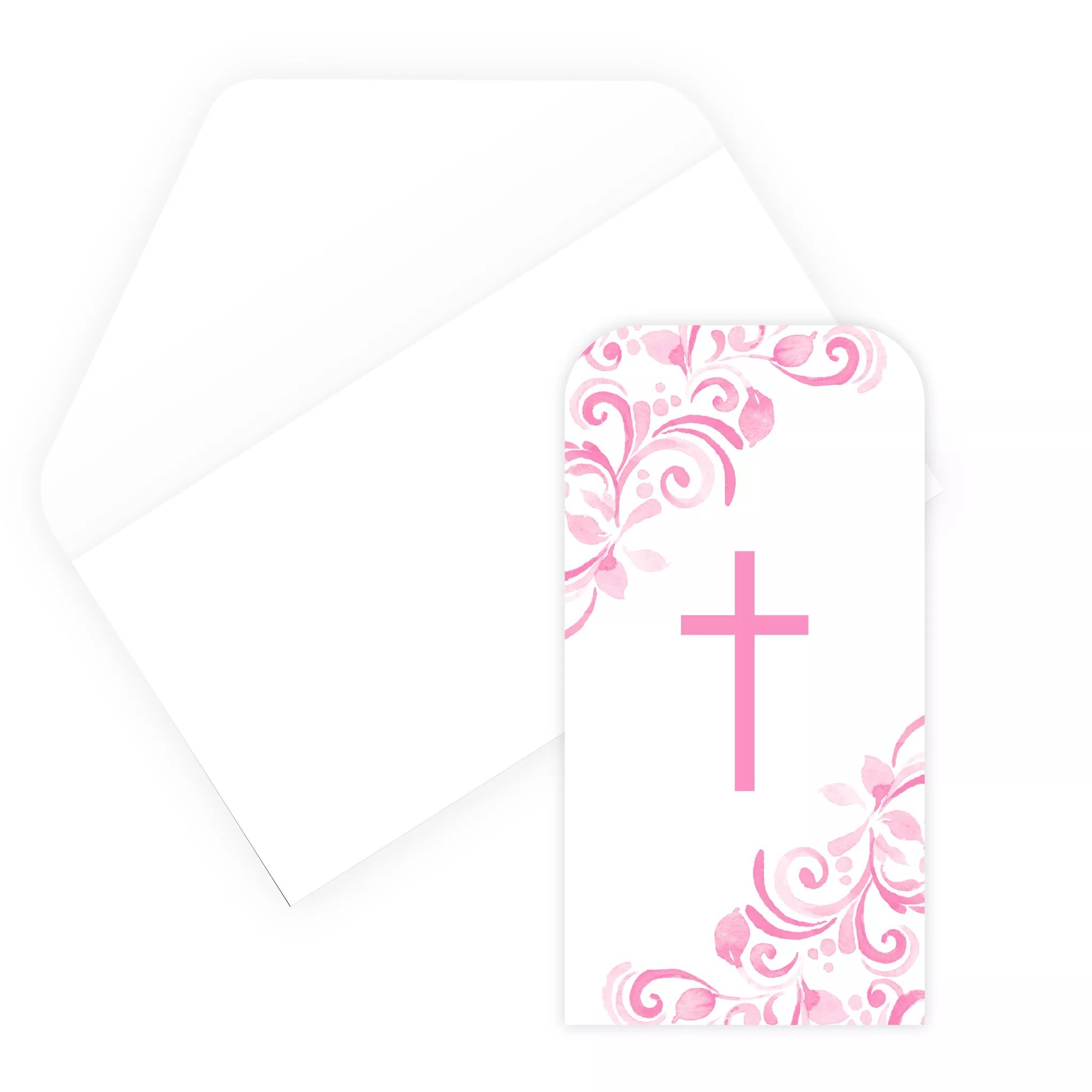 Pink Holy Cross Money Wallet