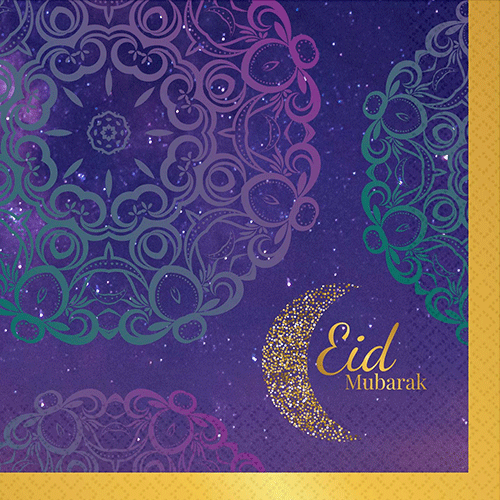 Eid Mubarak Opulent Paper Napkins (16 pack)