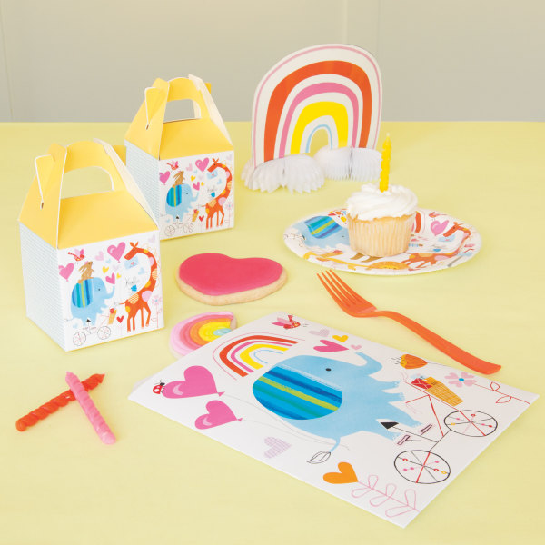 Zoo-Themed Baby Shower Favor Boxes, (8 pack)