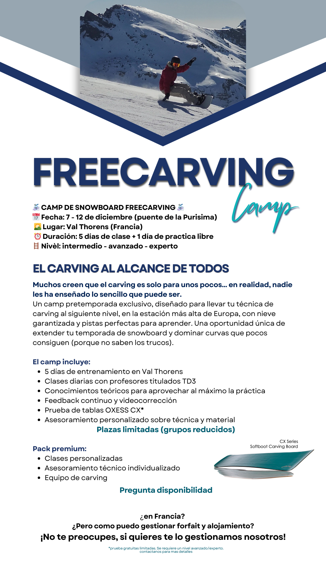 Freecarving Camp - Val Thorens (Puente Purísima)