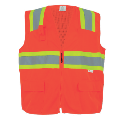 CHALECO DE SEGURIDAD NARANJA / REFLEJANTE 3M