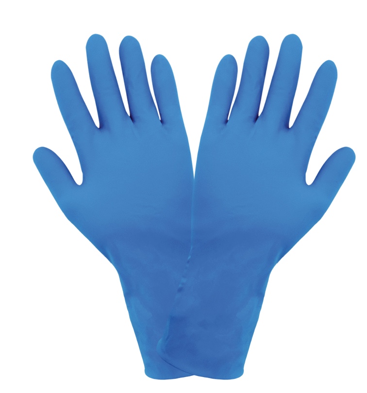 GUANTES DE NITRILO 805B SIN POLVO , PAQ/50PZ
