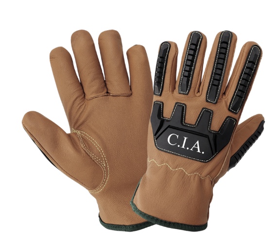 GUANTE CONTRA IMPACTOS DE PIEL CON FORRO