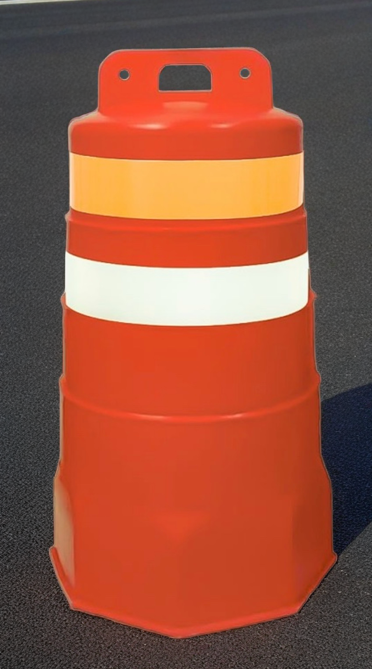 TRAFITAMBO CON 2 LINEAS REFLEJANTES 