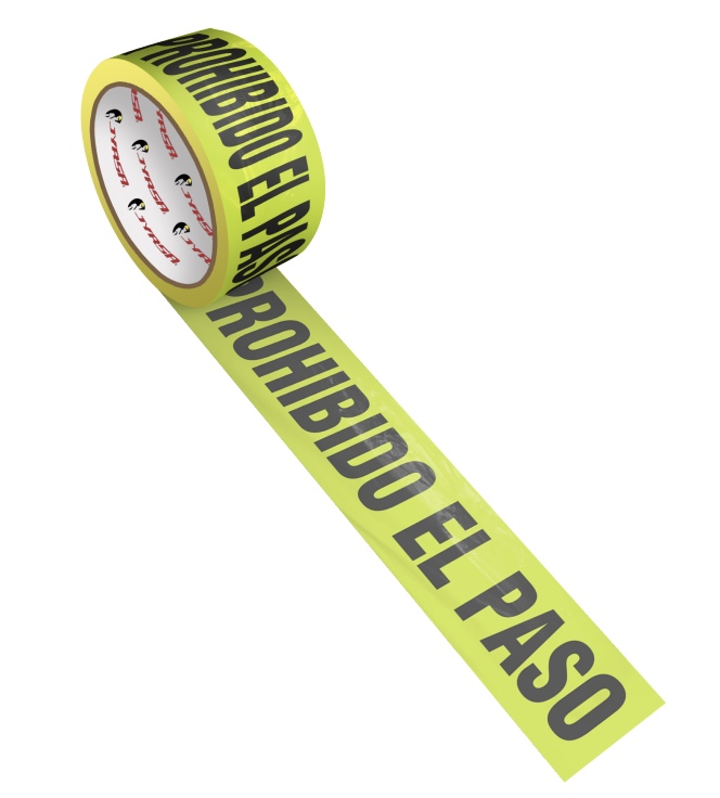 CINTA PARA DELIMITAR " PROHIBIDO EL PASO"