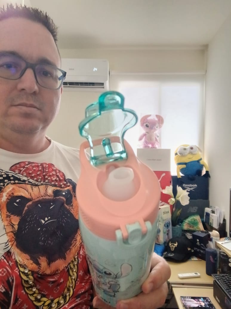Botella de agua Stitch